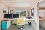 Work space off the upper hall at Whaletopia